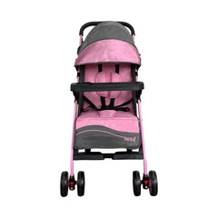 Coche Paseador Owen Rosa Happy Baby Frente
