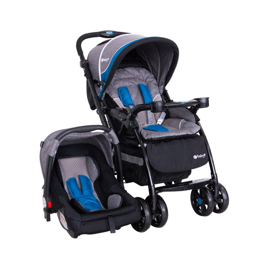 Coche Travel System Braviar Azul Ebaby®