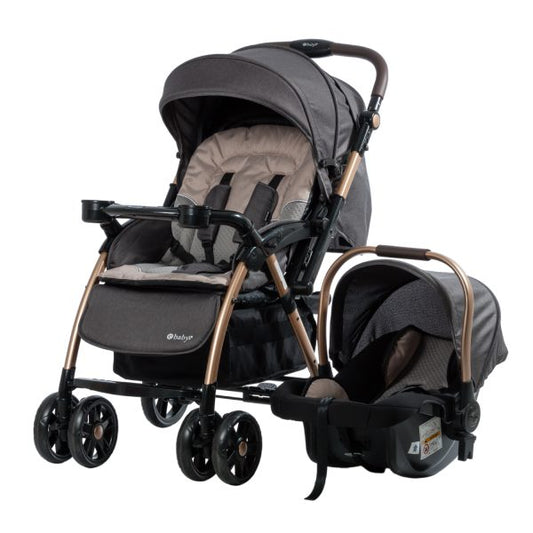 Coche Travel System Braviar Negro EB1092-1 Ebaby®