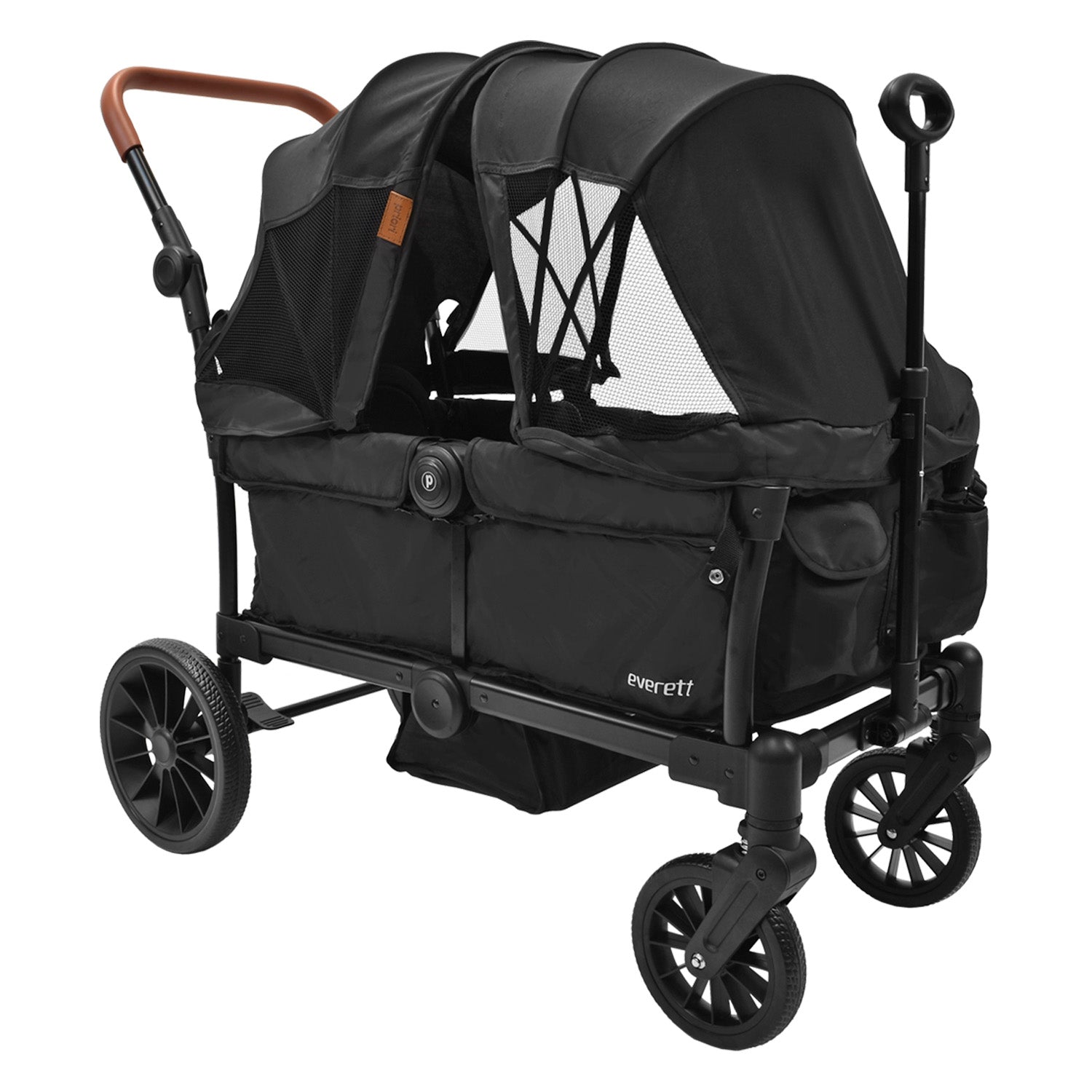 Coche Vagón Doble Everett Negro Priori