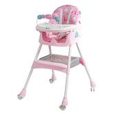 Comedor Para Bebé 2 En 1 Estampado Fucsia Dali Ebaby