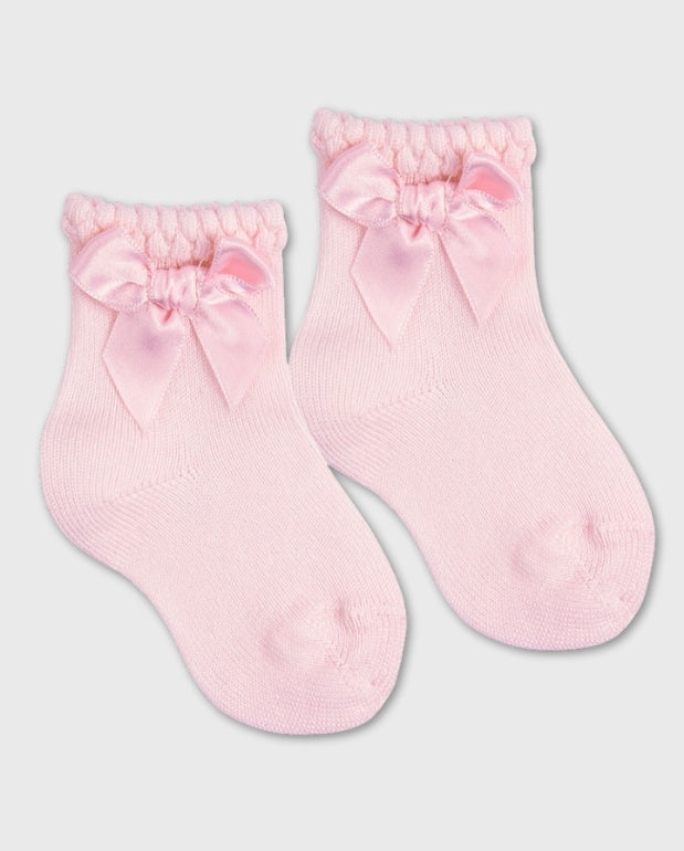 Medias Ceremonia Lazo Rosa Condor