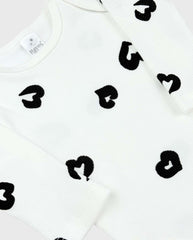 Conjunto 3 Piezas Body Estampado Corazones Detalle