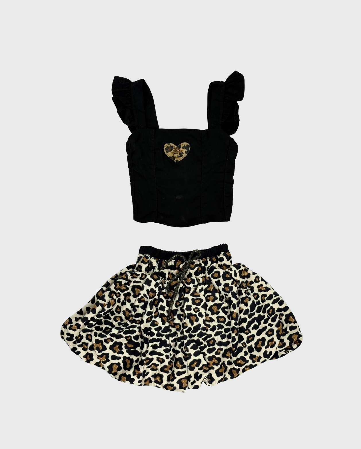 Conjunto Animal Print Falda