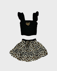 Conjunto Animal Print Falda