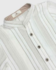 Conjunto Bermuda Bolsillos Rayas Niño