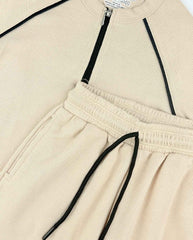 Conjunto Bermuda Galleta Con Cremallera Detalle