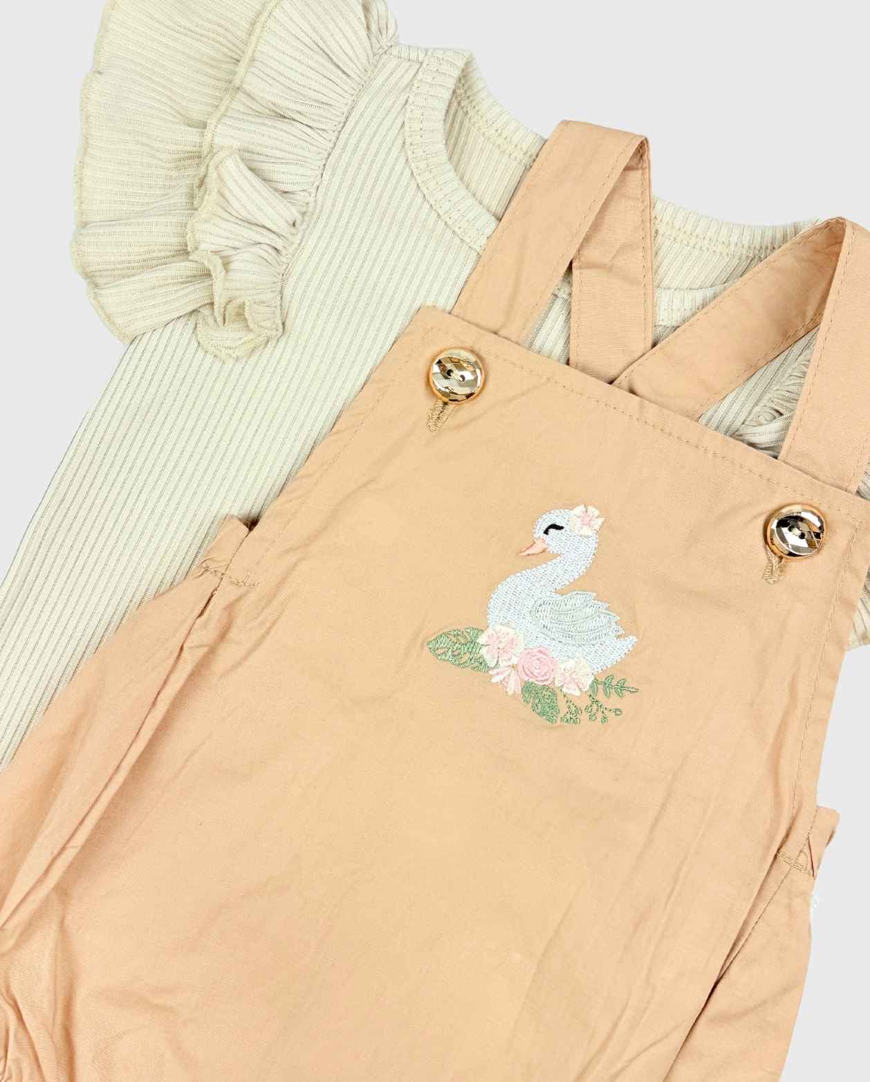 Conjunto Braga Con Boleros Cisne Detalles