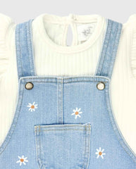 Conjunto Braga Denim Margaritas Diseño
