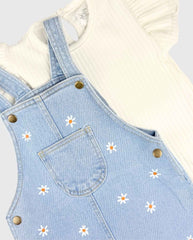 Conjunto Braga Denim Margaritas detalles