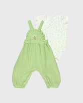 Conjunto Braga Flores Verde