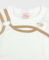 Conjunto De Pantalón y Blusa Con Corona Detalles