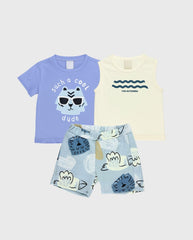 Conjunto Infantil 3 Piezas Tigre Blue