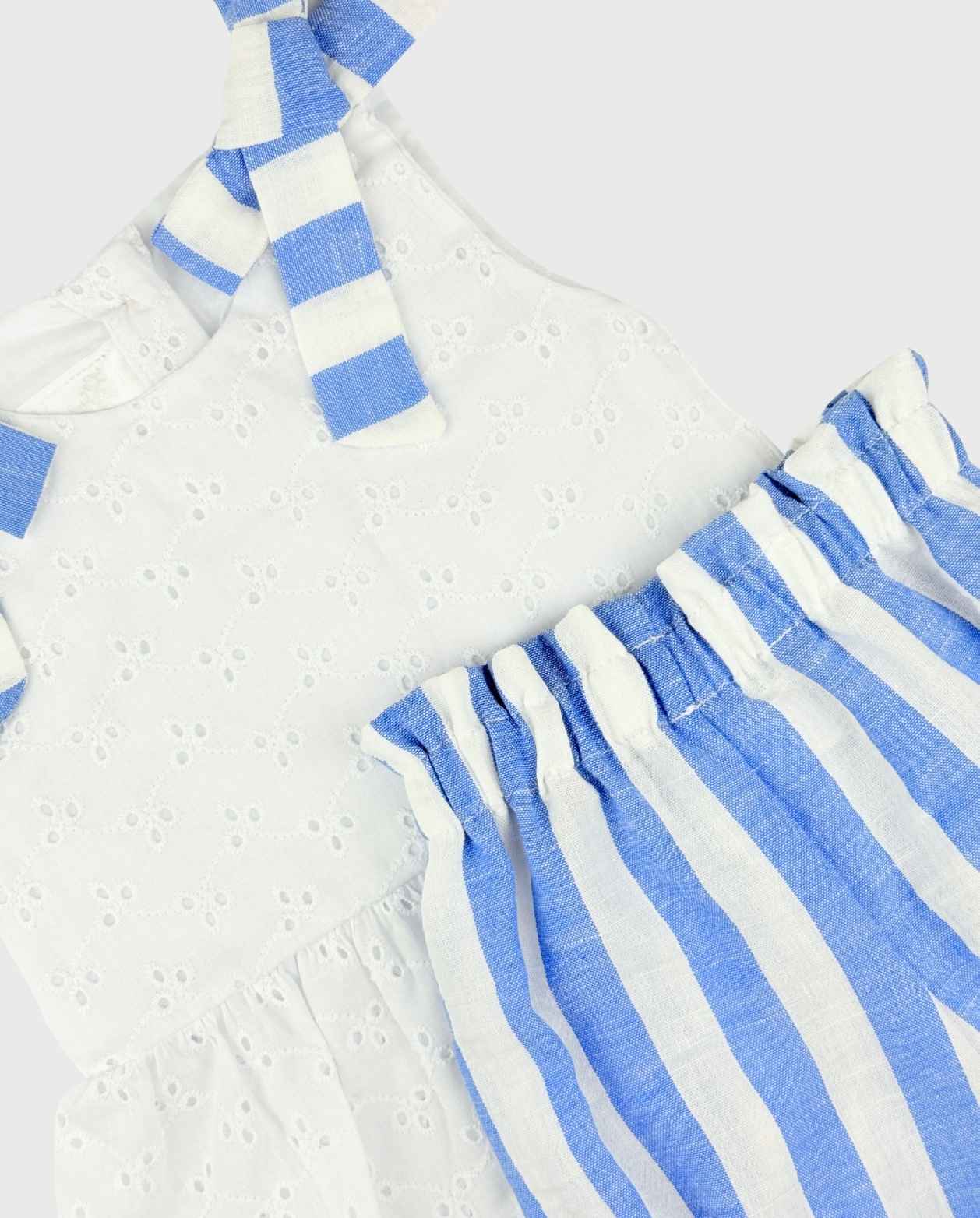 Conjunto Ojalillo Short Rayas Verano