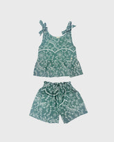 Conjunto Short Ojalillo Flores