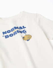 Conjunto 3 Piezas Bermuda Rayas Niño Beige Zippy estampado