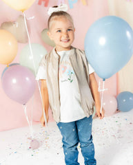 Conjunto 3 Piezas Chaleco Brillos Modelo