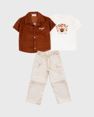 Conjunto 3 Piezas Pantalon Leopardo ANIMAL