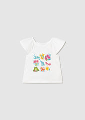 Conjunto 3 Piezas Shorts Azul Mayoral blusa