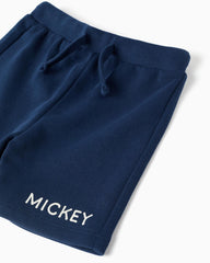 Conjunto Bermuda Estampado Mickey Blanco Zippy estilo