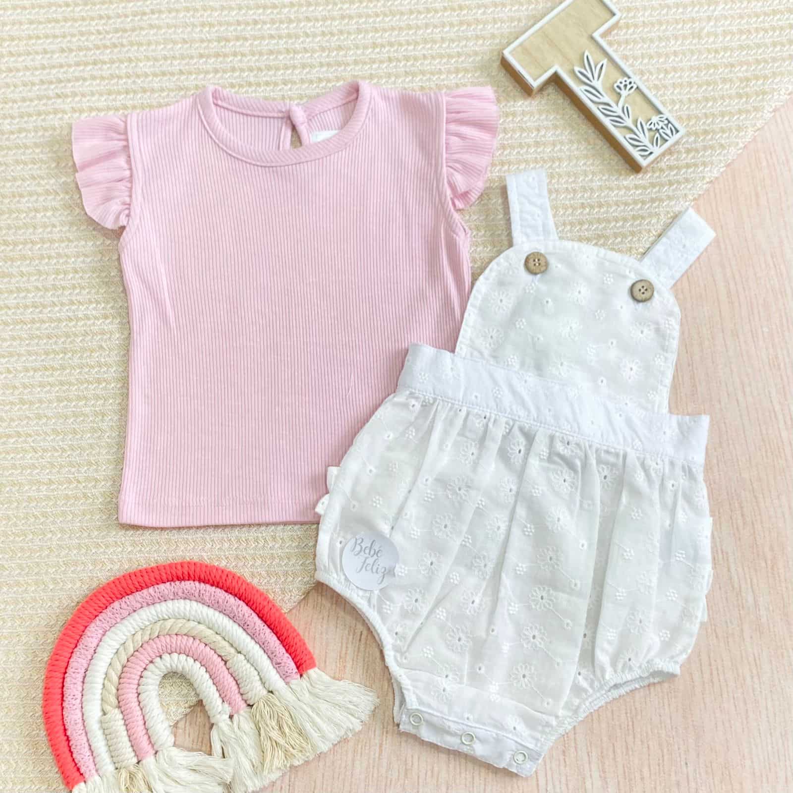 Conjunto Body Ojalillo Blanco