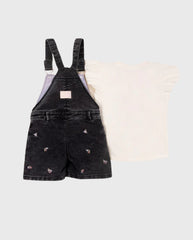 Conjunto Braga Bordado Love Flower Blanco Colombia