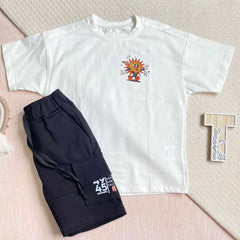 Conjunto Camiseta Sol blanco