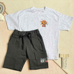Conjunto Camiseta Sol gris