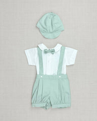 Conjunto Bebé Ceremonia Tirantes Menta