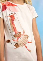 Conjunto Leggings Naranja Mayoral blusa