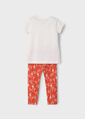 Conjunto Leggings Naranja Mayoral diseño