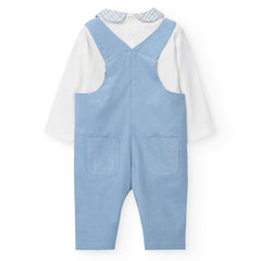 Conjunto Overol Cuello Azul Boboli diseño