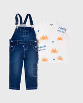 Conjunto Overol Denim Cangrejo