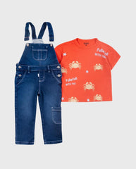 Conjunto Overol Denim Cangrejo