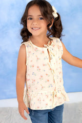 Conjunto Pantalón Estampado Flowers blusa