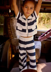 Conjunto Pantalón Rayas Tricot Azul Mayoral niña