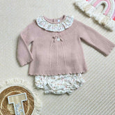 Conjunto Panty Tricot Rosa Martín Aranda