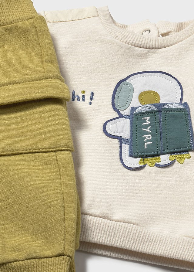 Conjunto Saco Astronauta Beige Mayoral