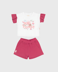 Conjunto Short Estampado Flowers Surtido
