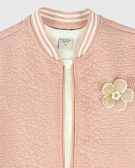 Conjunto 3 Piezas Sudadera Detalle Flor Detalle