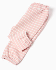 Conjunto Sudadera Rayas Winne Pooh Rosa Zippy PANTALON
