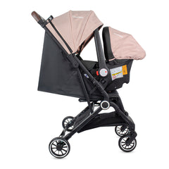 Coche Maleta Con Porta Bebé Micro Rosa Bebesit Uso