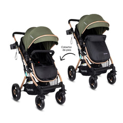 Coche Moises Gold LX Verde Bebesit Estilo