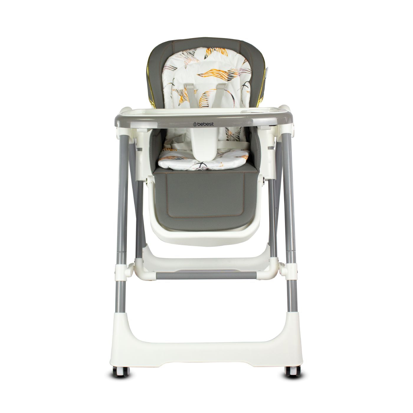 Silla Comedor Nido 2 en 1 Bebesit Gris