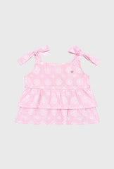 Conjunto Ojalillo Short Rosa Blusa