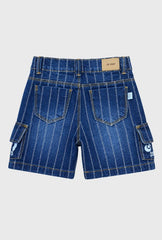 Conjunto Bermuda Denim Verde Short