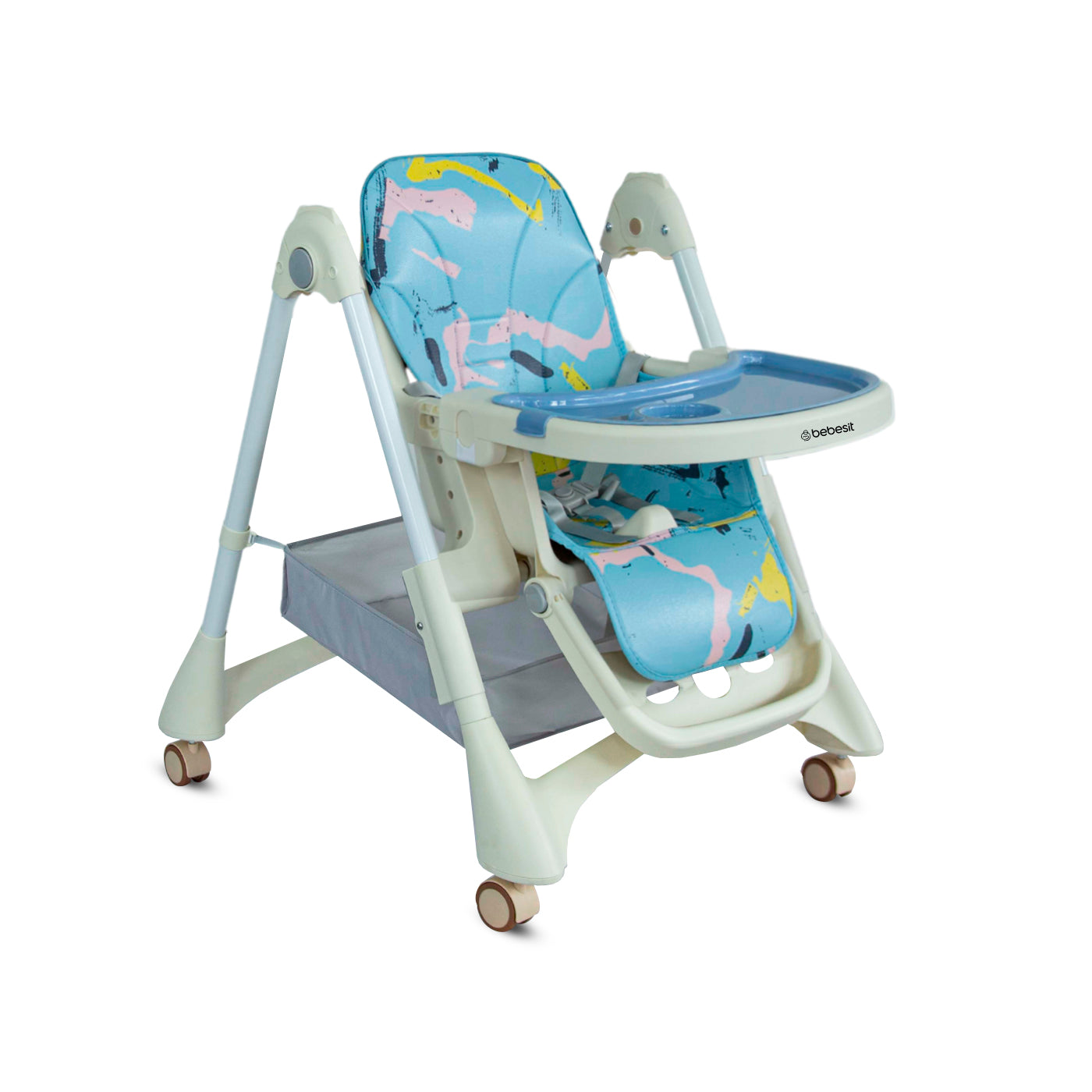 Silla Comedor Aquarella Bebesit Azul Uso