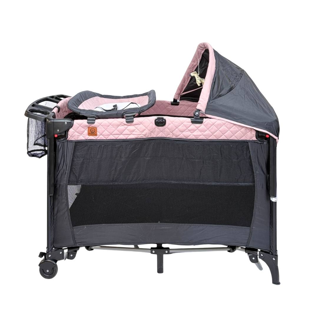 Corral Colecho Maxibaby Silver Rosa Pink