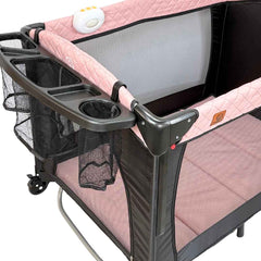 Corral Colecho Maxibaby Silver Rosa Bebe