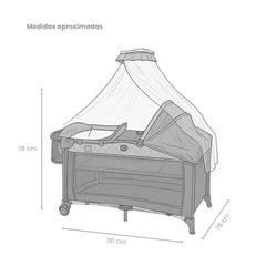 Corral Colecho Maxibaby Silver Medidas